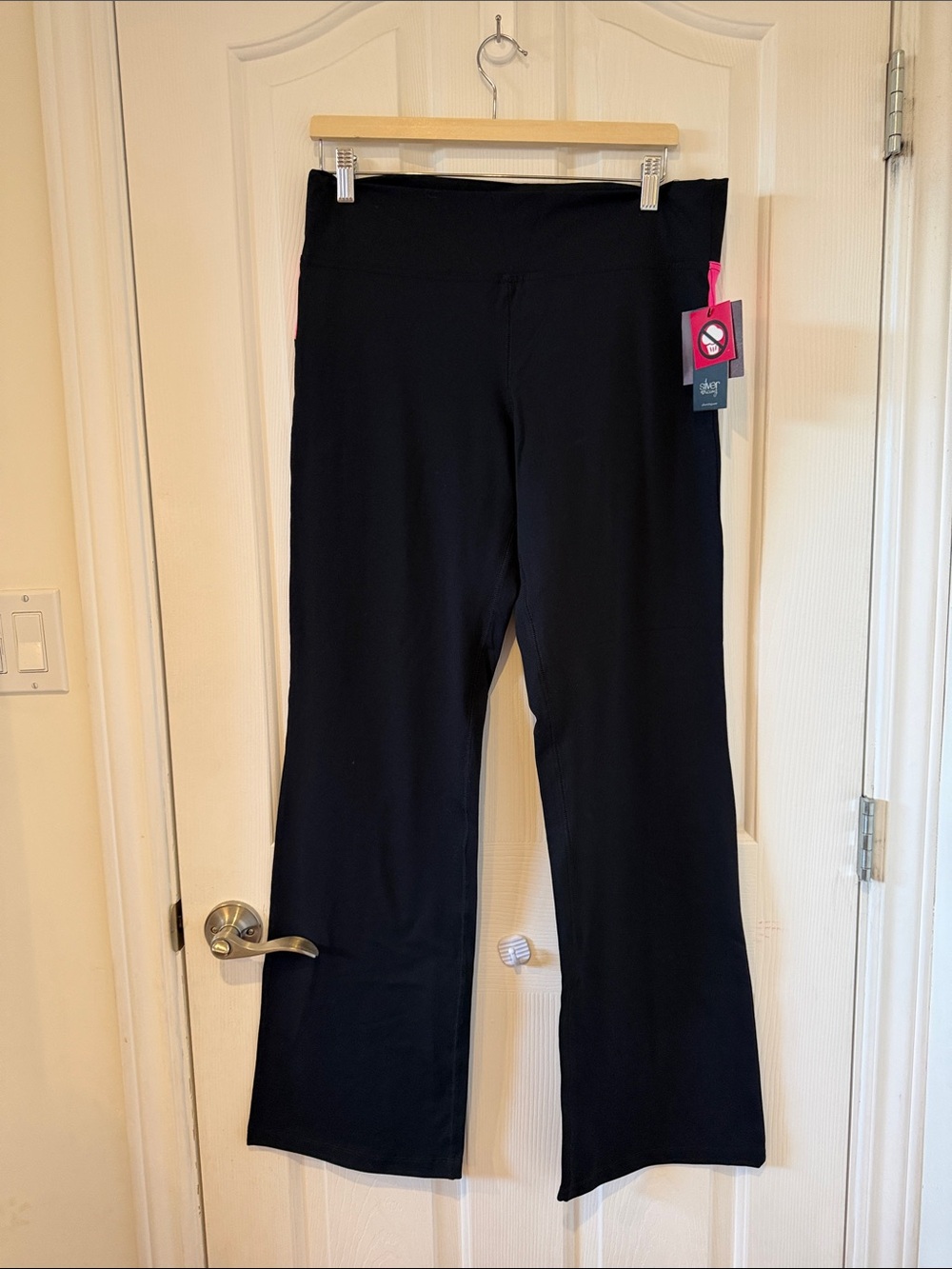 NWT Silver Icing Kristen Black Pink Yoga Pants XL